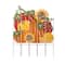 Glitzhome® 41.75" Fall Metal Pumpkin Patch Combo Yard Stake
